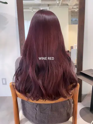 ロング カラー 若月 あやかのヘアスタイル