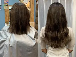 ロング ❤️‍🔥シールエク ＋カラー京❤️‍🔥のヘアスタイル