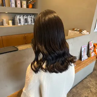 セミロング 🦋⭐ブリーチカラー 今塚裕夏🌙💙のヘアスタイル