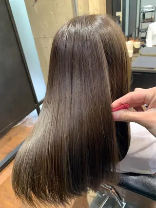 ロング ブリーチ/暖色❤️ 岸谷真幸のヘアスタイル