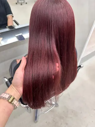 ロング カラー 染谷 遥花のヘアスタイル