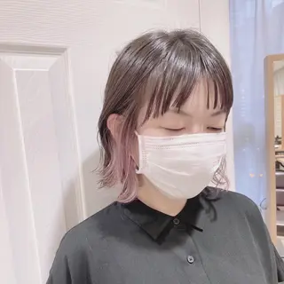 ミディアム La paix所属・パーソナルカラー lapiax阿部のヘアスタイル