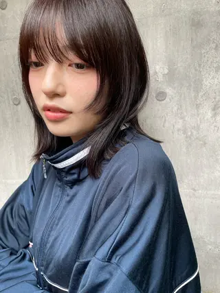 ミディアム パーマ 【お洒落パーマ】 Elme　肥塚康汰郎のヘアスタイル