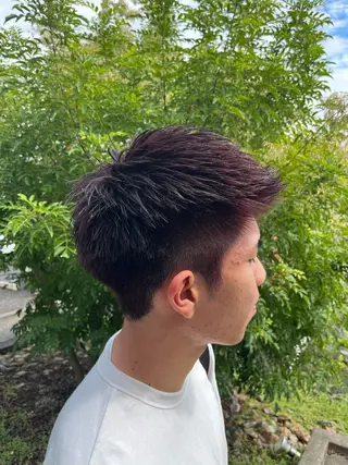 カラー メンズ 篠田 翔太のヘアスタイル
