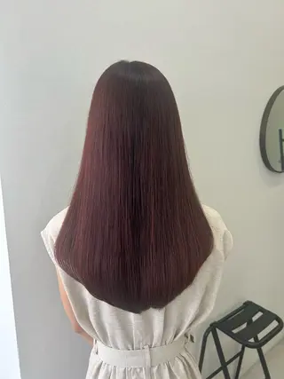 ロング 青山 遥香のヘアスタイル