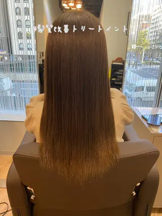 ロング カラー マツエク・マツパ ボブ、縮毛矯正👑 心斎橋/高城涼也のヘアスタイル