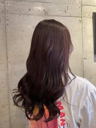 ロング カラー CRESCENDO 山本樹カットカラーのヘアスタイル