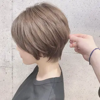 ショート カラー ヘアアレンジ Agu hair aimer所属・古林 紘のヘアスタイル