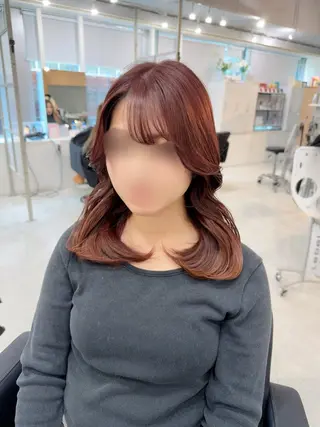 ミディアム MAHO/透明感カラ ー/髪質改善🍒のヘアスタイル