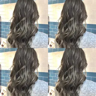 ロング カラー ヘアアレンジ 🦋韓国ヘア 坂本 菜摘🦋のヘアスタイル