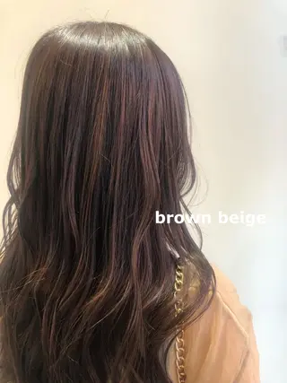 ロング 暖色カラー🍒 yume ໒꒱のヘアスタイル