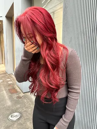 ロング カラー marino マリノのヘアスタイル