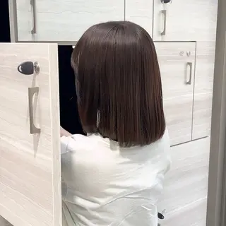 ロング カラー ナツミ/透明感カラー /酸性ストレートのヘアスタイル