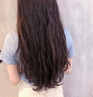 ロング カラー ブリーチ/美髪矯正 垢抜けヘア/そらのヘアスタイル