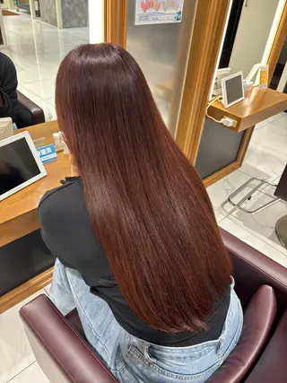 ロング カラー 大河原 ほたるのヘアスタイル