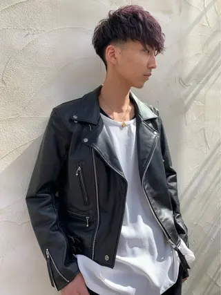 カラー パーマ メンズ ifh iizuka 高橋庸太のヘアスタイル