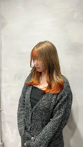 ロング カラー 中川 もえか【明石】のヘアスタイル