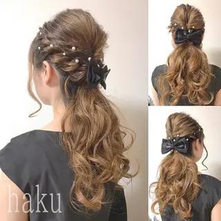 ロング ヘアアレンジ ＊ asukaのヘアスタイル