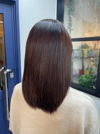 セミロング カラー PUUR所属・🍒鈴木 エミリ🍒のヘアスタイル