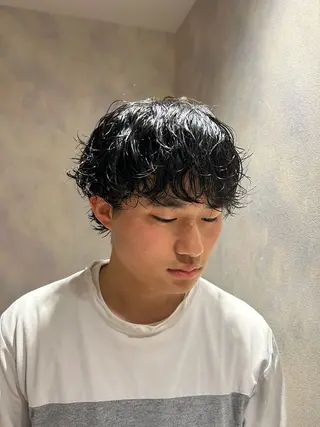 パーマ メンズ 横浜カラー/パーマ/ SAKI💫のヘアスタイル