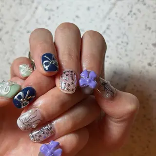ネイル フリーランス¨̮⃝ ネイリストOKADAのネイルデザイン