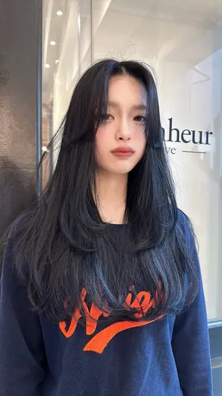 ロング La bonheur hair reve 池袋店所属・🐈‍⬛ マナカ🐈‍⬛のヘアスタイル