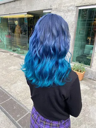 ロング カラー カットカラー特化 ⭐️代表⭐️のヘアスタイル