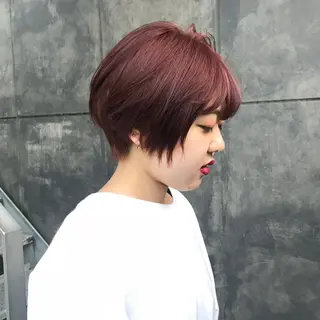 ショート No1韓国風レイヤー &カチモリ✨ /サキのヘアスタイル