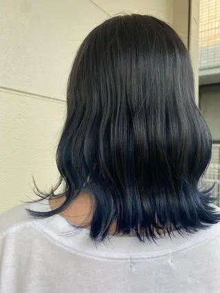 ミディアム 阿津坂 美空のヘアスタイル