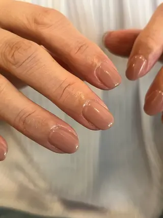 ネイル pu+on. nailworks所属・fuyumi / ニュアンスネイルのネイルデザイン