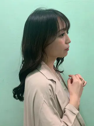 セミロング モテ髪🎀aoi/ シールエクステ/池袋のヘアスタイル