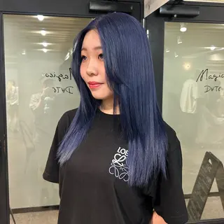セミロング カラー ✨うる艶/ブリーチ✨ 𝓡𝒖𝓷𝐚💋のヘアスタイル