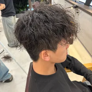 パーマ メンズ メンズパーマ特化 リズムのヘアスタイル