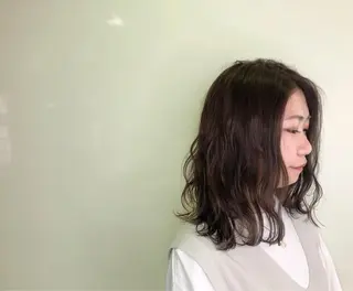 ミディアム カラー Kou所属・💜髪質改善美髪💜 星野清光のヘアスタイル