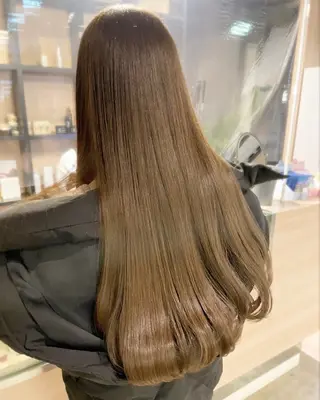 ロング カラー パーマ 縮毛矯正/ネイル 🌻ひまわり🌻のヘアスタイル