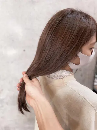 セミロング カラー 【雰囲気ﾍｱ☺︎】 岩井隼人のヘアスタイル