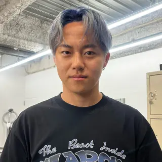 ショート カラー メンズ Qin所属・ルーツカラー 🌟  ミキのヘアスタイル