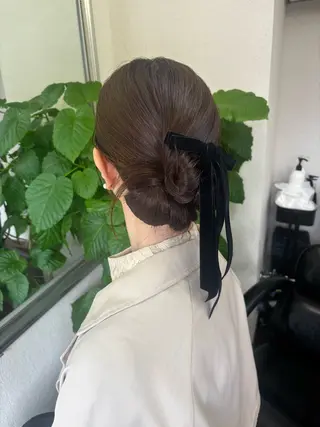 ロング カラー ヘアアレンジ 隠れ家サロンso you所属・yukimi .のヘアスタイル