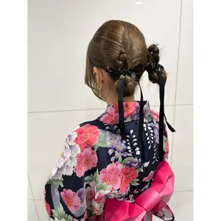 ヘアアレンジ 韓国ヘア 🎀中川綾乃🎀のヘアスタイル