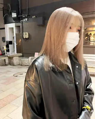 ミディアム カラー ヘアアレンジ ブリーチなし/ レイヤー🌿runaのヘアスタイル