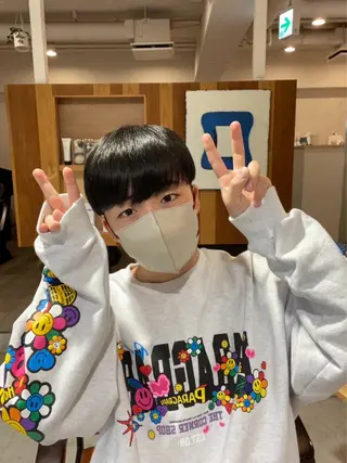 ショート カラー パーマ メンズ CHIC share salon所属・ちこ .のヘアスタイル