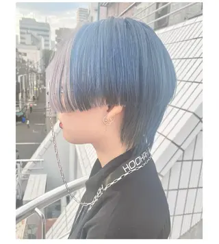 ショート カラー GARU-ガル-所属・TSUNO🦖 派手髪/オタク美容師のヘアスタイル