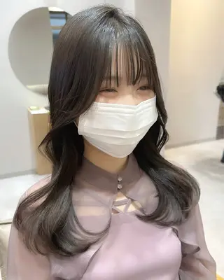 ロング カラー ヘアアレンジ topstylist 芳賀みなみのヘアスタイル