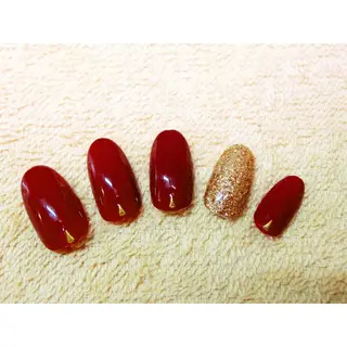 ネイル 痛ネイル/ワンホン/ フィルイン/長さだしのネイルデザイン