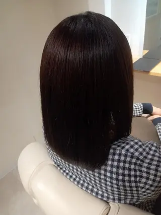 ミディアム パーマ カラー ひな ALBA🐰三鷹のヘアスタイル