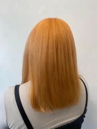 セミロング カラー 🎀ツヤ髪韓国網紅 ヘアミカ🎀のヘアスタイル