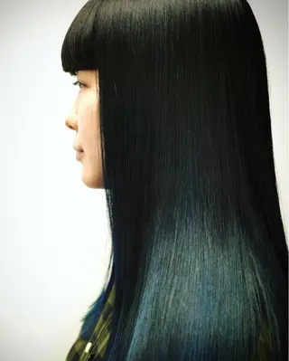 ロング カラー KAH所属・Koichi Satoのヘアスタイル