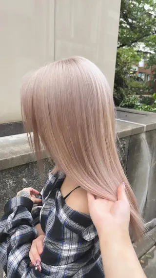 ロング カラー s.sweet NACHIKAのヘアスタイル