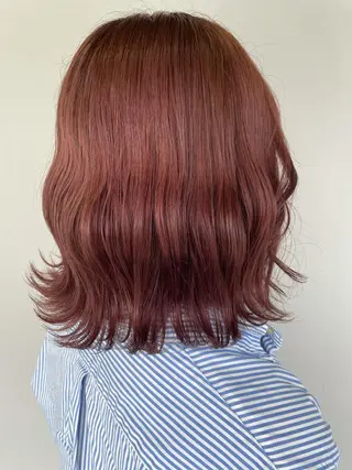 ミディアム カラー リルフェアリー 磐田店のヘアスタイル