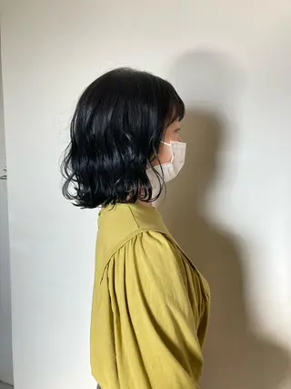 ミディアム カラー 前川 華恋 / room3のヘアスタイル